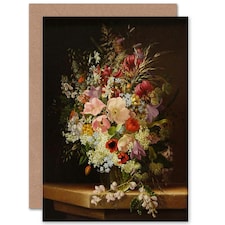 Still Life Dietrich Flowers Art Blank Just to Say Card