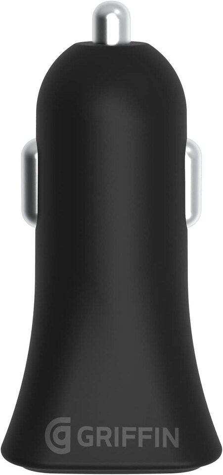 image 1 of Griffin 18W Power Jolt USB C PD Car Charger with USB C to Lightning Cable Black - GP-083-BLK