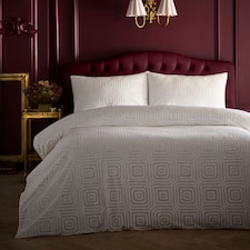 Laurence Llewelyn-Bowen Emile Duvet Cover Set Cream