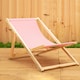 image 3 of Interiors by Premier Stylish Pink Deckchair, Adjustable Garden Chair, Ethically Sourced Lawn Chair, Sling Design Deck Chair