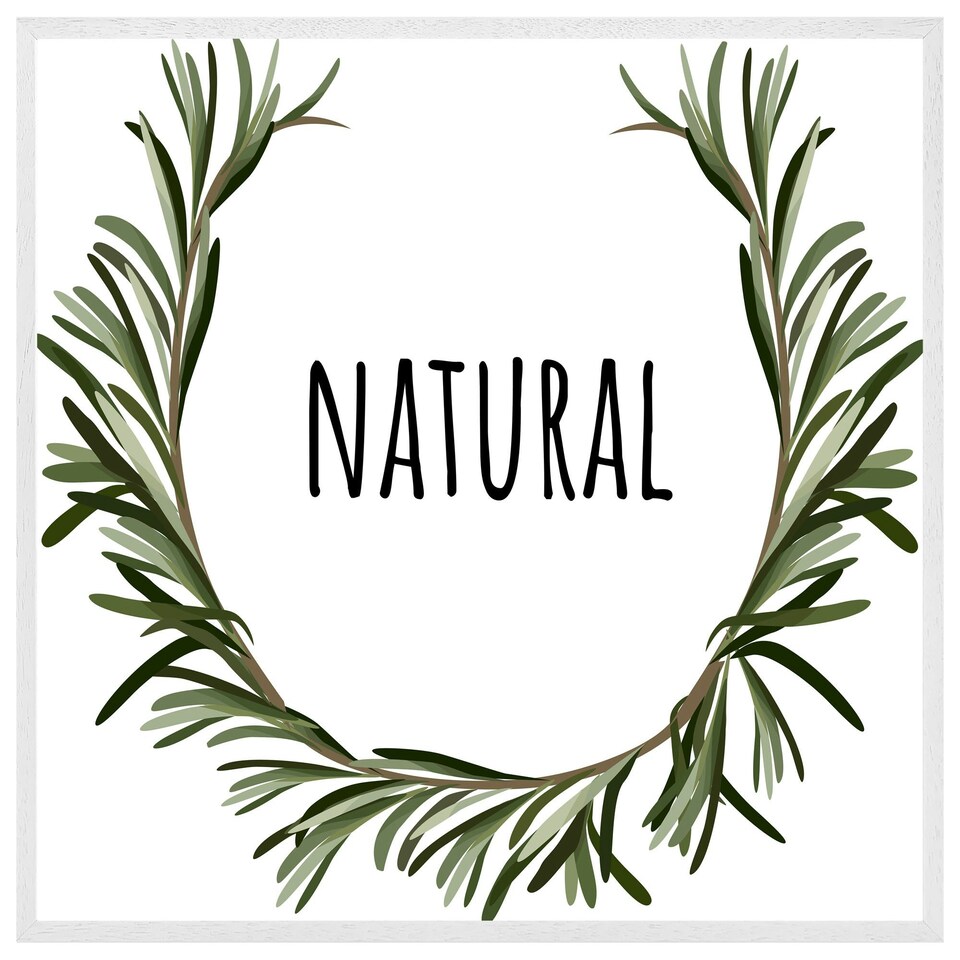 image 1 of Natural (Picture Frame) White | XL