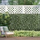 image 2 of Outsunny 12PCS Artificial Boxwood Panel Faux Rhododendron Greenery Backdrop