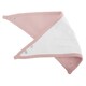 image 1 of Babybugz Baby Plain Bandana Bib - White/Powder Pink - One Size