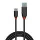 image 1 of 0.5m USB 3.2 Type A to C Cable, 10Gbps, Black Line