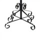 image 5 of Oypla 2 Tier Metal Garden Flower Fountain Plant Display Stand with Coco Liners Black