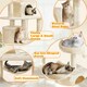 image 4 of Yaheetech 158 cm Multi Level Cat Tree with Condos Beige