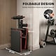 image 5 of HOMCOM Foldable Sit Up Bench 5-Level Adjustable Core Workout for Home Gym Black