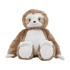 Mumbles Zippie Sloth Plush Toy - Brown - One Size