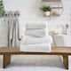 image 1 of Egyptian Cotton Spa Quality Absorbent Soft & Premium Comfort Bathroom Towels | White | White