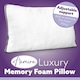 image 9 of Aamira Luxury Orthopaedic Shredded Memory Foam Bed Pillow 70x45cm, Neck Support Pillow | White | White | 70x45 cm | 1