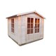 image 5 of 2.7m x 2.7m Premier Apex Log Cabin With Double Doors + Free Floor & Felt (19mm)