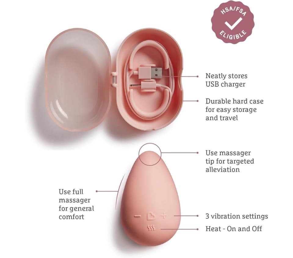 image 1 of Breast Relief Lactation Massager Munchkin Warm Touch Breastfeeding Aid