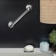 image 2 of Cosmic Bathroom Handle w/ Durable Stainless Steel for Bathroom, Light Grey-30cm