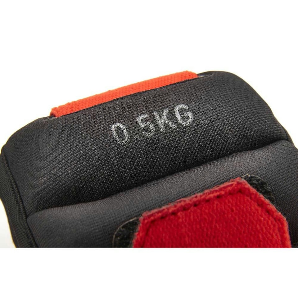 image 1 of Reebok Flexlock Wrist Weights 0.5kg Black