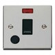 image 1 of SE HOME Polished Chrome 1 Gang 20A DP Switch With Flex With Neon Black | Polished Chrome