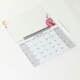 image 1 of 2026 Monthly Memo Board Calendar & Pen Puppy Design
