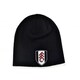 image 1 of Fulham FC Beanie Roll Down Hat Black