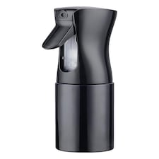 Dyzi Continuous Mist Spray Bottle 200ml Ultra-Fine Refillable Black