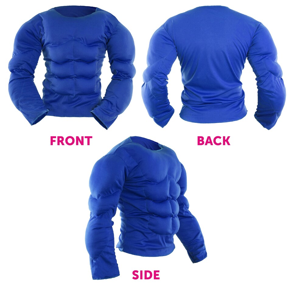 image 1 of Blue Muscle Chest Blue | XL