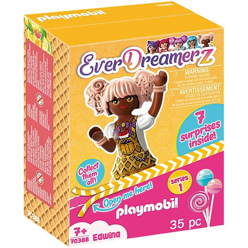 image 1 of Playmobil Everdreamerz Edwina Candy World Figure with 7 Surprises Ages 7+