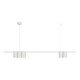 image 1 of Milagro Pendant Light (Strip) Genesis White 5xGU10