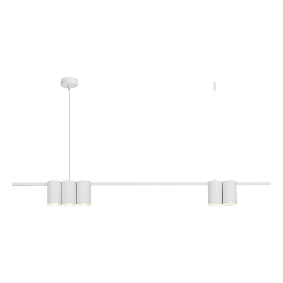 image 1 of Milagro Pendant Light (Strip) Genesis White 5xGU10