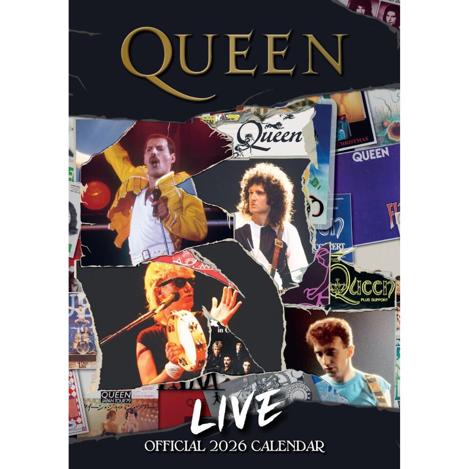 QUEEN 2026 A3 CALENDAR