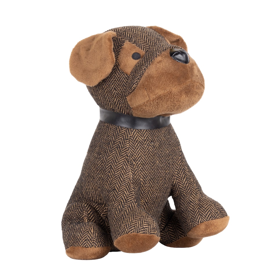 image 1 of Paoletti Boston Herringbone Novelty  Door Stop