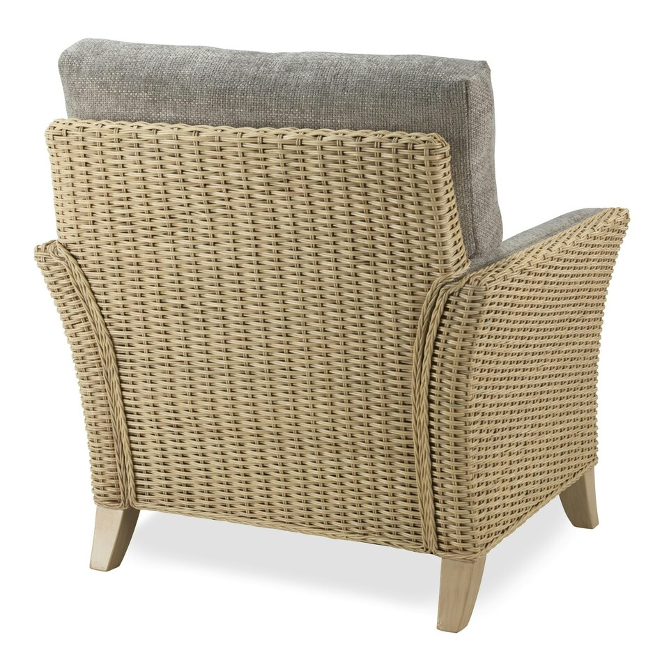 image 1 of Desser Arlington Natural Wash Rattan 2 Seater Sofa Set in Jubilee Grey - Conservatory Sofa Suite
