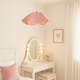 image 10 of CGC Lighting Flora 78cm Pink Large Floppy Fabric Lampshade