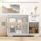 image 3 of HOMCOM Sideboard with Soft-Close Doors, Modern Storage Cabinet White