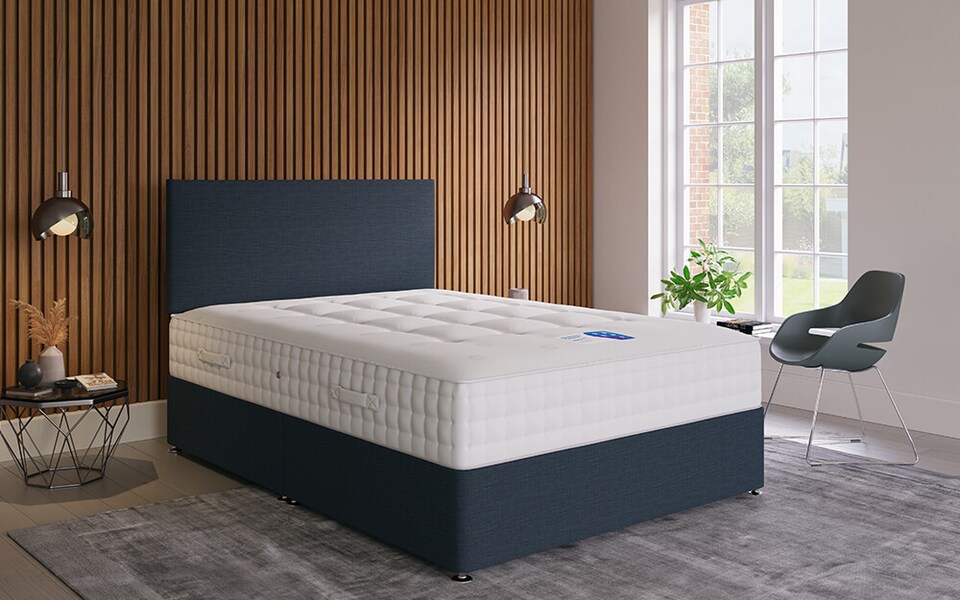 image 1 of Rock Hard Mega Firm 1500 Pocket Mattress Double | White | 1