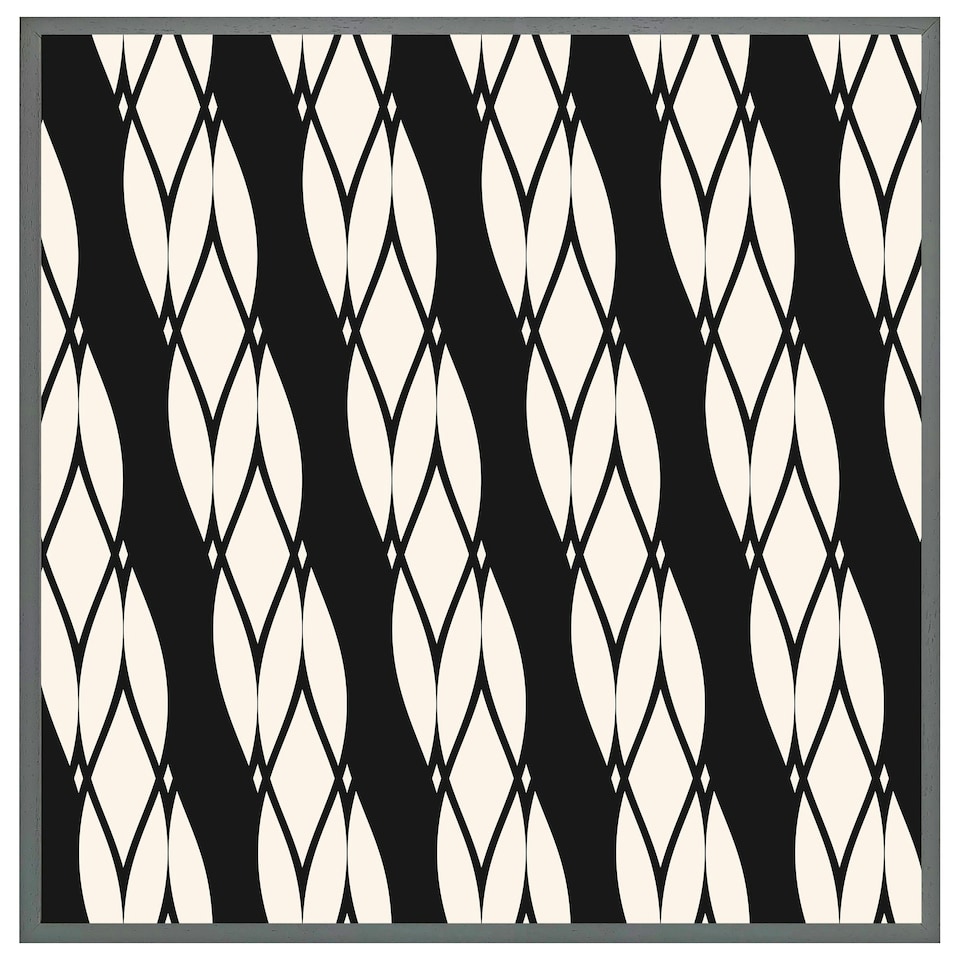 image 1 of Geometric rope pattern (Picture Frame) Grey | XS