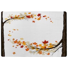 Autumn Trees Designer Rug | Multi