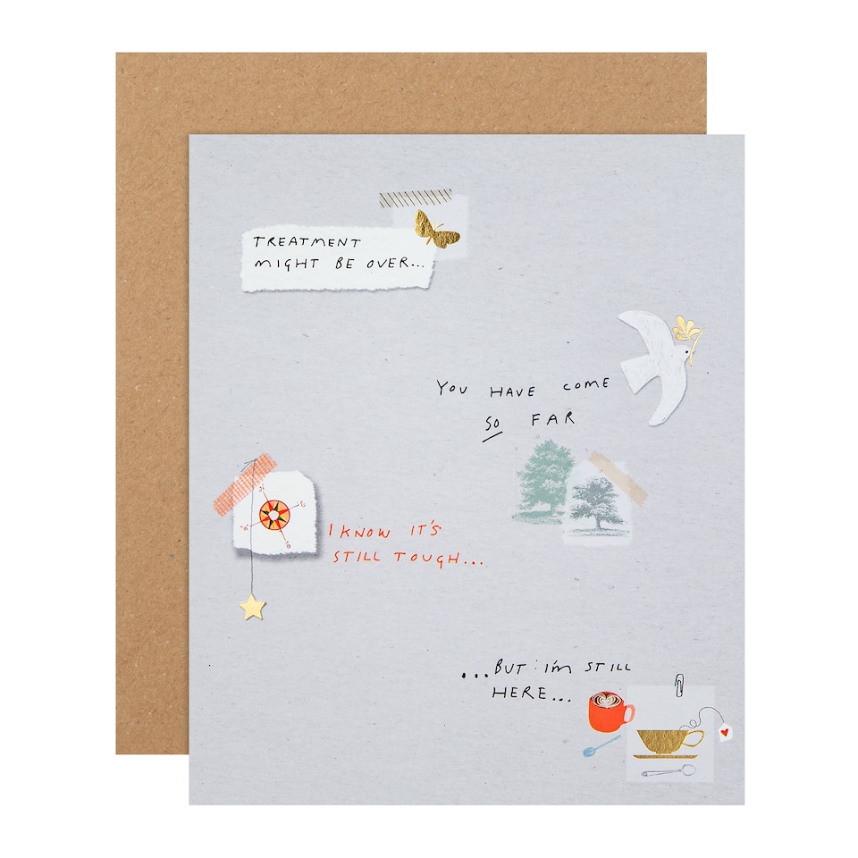 image 1 of Hallmark Maggie's - Beyond Cancer Charity Card - Treatment Completed Design