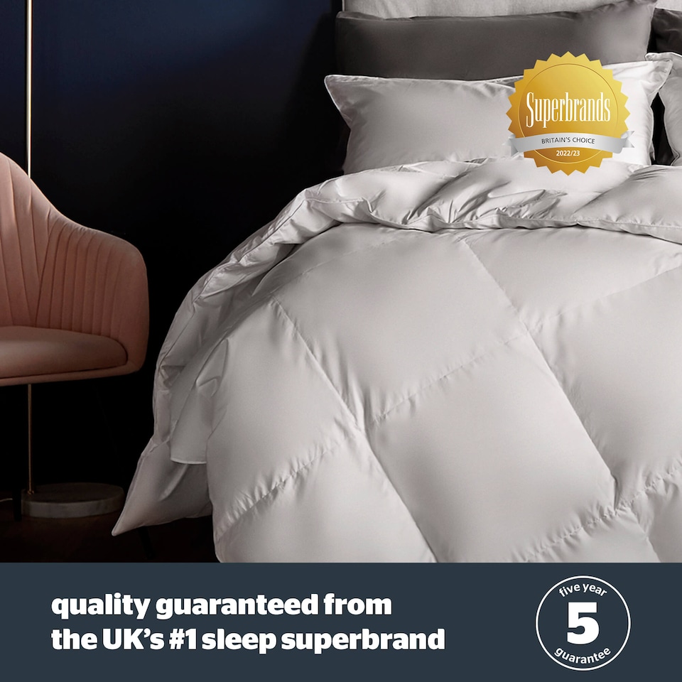 image 1 of Silentnight Feather and Down 13.5 tog Duvet | White | King
