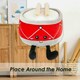 image 4 of Drum Soft Toy Cute Plushie Huggable Cuddly Stuffed Toy 16cm Red