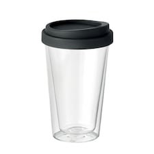 MidOcean Bielo Borosilicate Glass 350ml Tumbler - Black - One Size Black