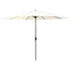 image 6 of Charles Bentley Garden Metal Patio Garden Umbrella Crank & Tilt - Cream