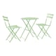 image 1 of Harbour Housewares 2 Seater Sussex Bistro Set - Round - Sage Green | Green | Sage Green | 1
