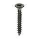 image 1 of Timco - Chipboard Screws - PZ - Double Countersunk - Exterior - Black Organic (Size 4.0 x 30 - 25 Pieces)