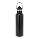 image 1 of TriDri Plain Flip Up Straw Water Bottle - Black - One Size