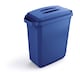 image 2 of Durable 60L Waste Bin Blue | Rectangular Recycling Bin | Food Bin | DURABIN | Blue