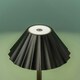 image 2 of ValueLights Avery Dimmable Plated Black Wall Light with Black Tapered Shade and Integrated LED 3W White Mix 6000K Bulb