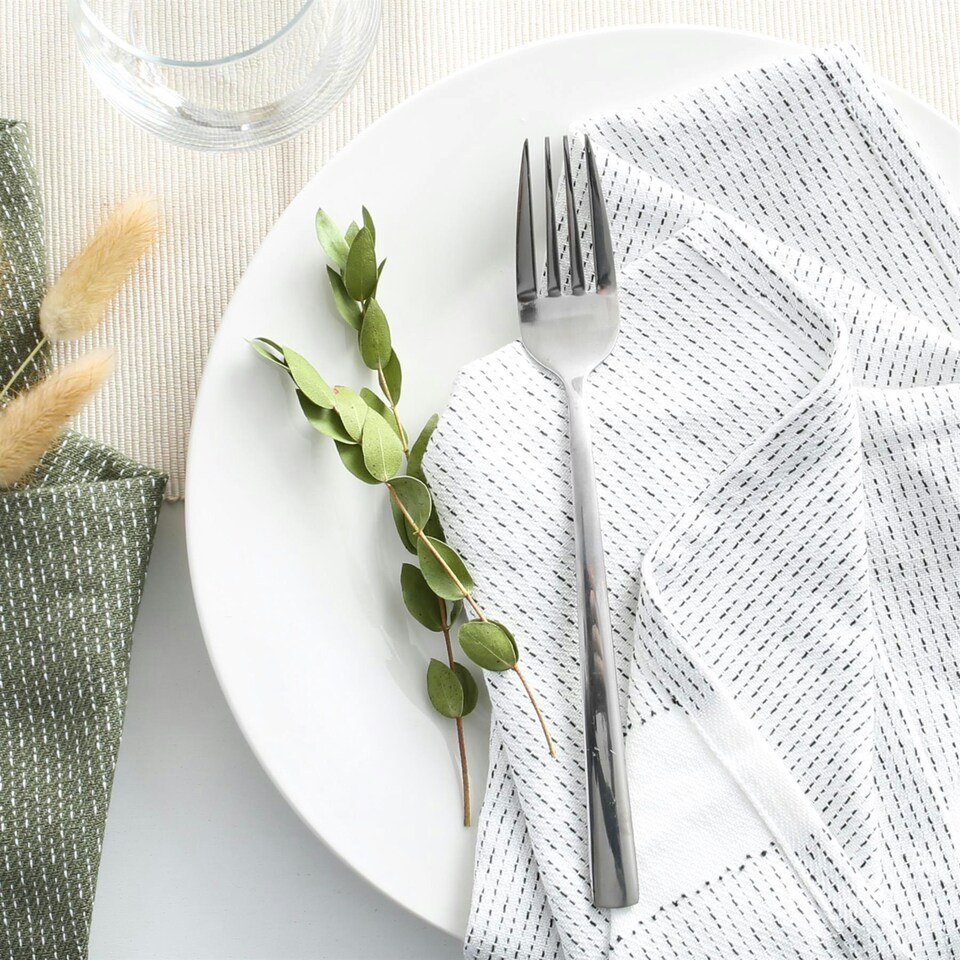image 1 of Argon Tableware Tondo Stainless Steel Dinner Forks - 21.5cm - Pack of 6 N/A