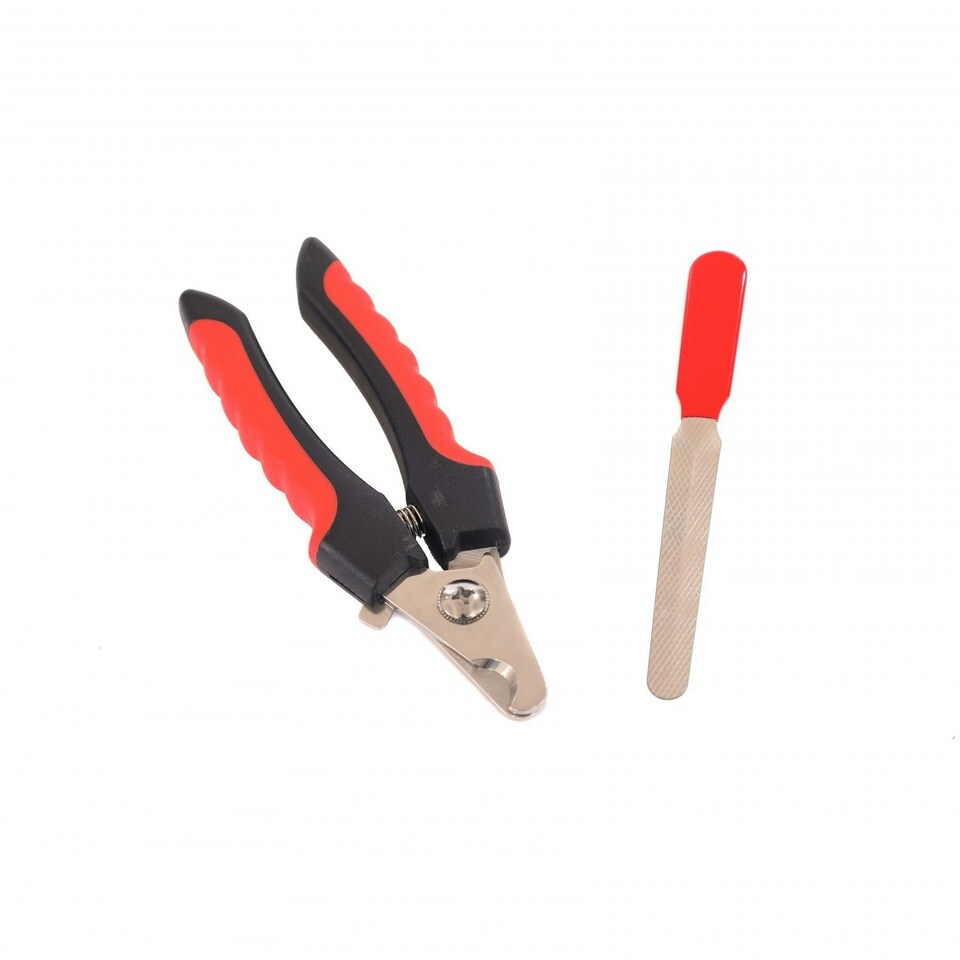 image 1 of Oypla Professional Pet Nail Grooming Clippers Safety Guard with Nail File