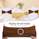 image 7 of 13"x5" Spandex Chair Bands with Slider Buckle, Elastic Chair Sash - 1pc