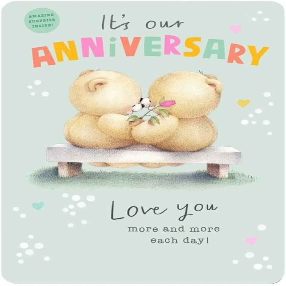 image 1 of It's Our Anniversary Forever Friends Card