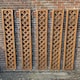 image 2 of Wooden Framed Trellis Panels Fence Toppers (180cm x 30cm) - Pack of 5