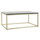 image 1 of Centre Table DKD Home Decor Black Golden Marble Iron 100 x 61 x 43 cm N/A